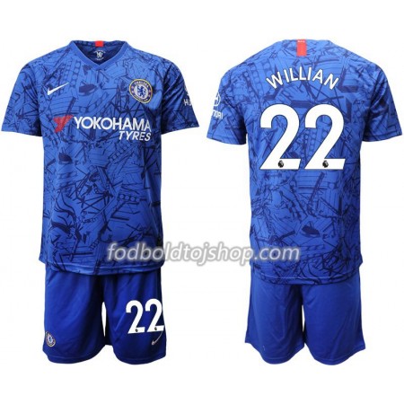 Chelsea Willian 22 Børn Hjemme Fodboldsæt 2019-20 S/S (+ Korte bukser)